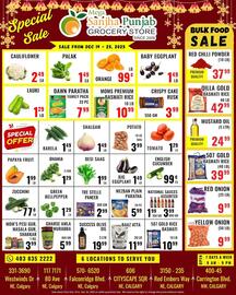 Mega Sanjha Punjab Grocery Store flyer Page 1