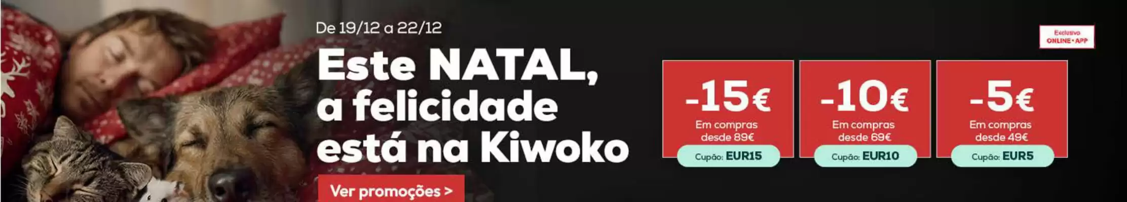 Folheto Kiwoko (válido até 22-12)
