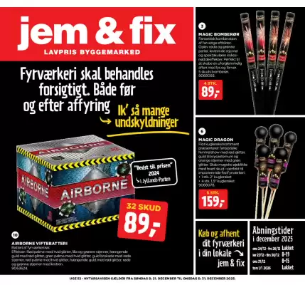 Jem & fix tilbudsavis (gælder indtil 31-12)