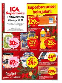 ICA Supermarket reklamblad vecka 52 Sida 1