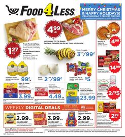 Food 4 Less weekly ad Page 1