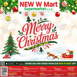 New W Mart leaflet Page 1