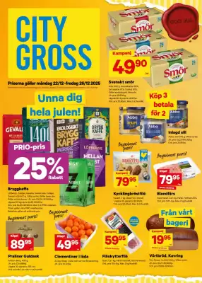 City Gross reklamblad