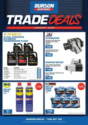 Burson Auto Parts catalogue (valid until 31-01)