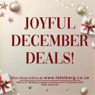 Tafelberg Furnishers catalogue (valid until 31-12)