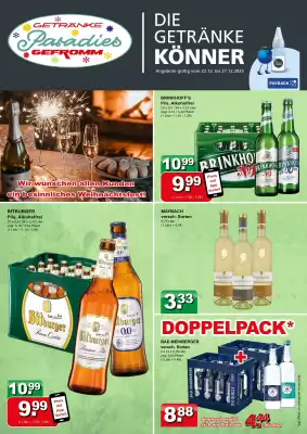 Getränkeparadies Gefromm Prospekt (gültig bis 27-12)