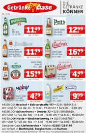Getränke Oase Prospekt woche 52 Seite 1