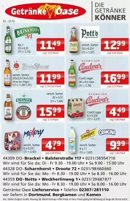 Getränke Oase Prospekt (gültig bis 27-12)