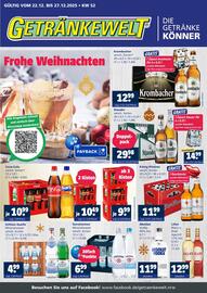 Getränkewelt Prospekt woche 52 Seite 1