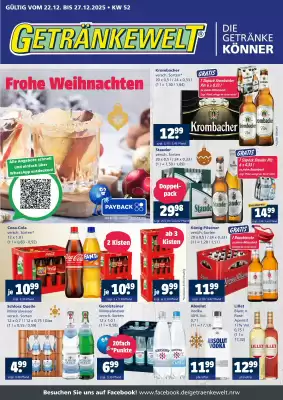 Getränkewelt Prospekt (gültig bis 27-12)