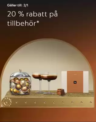 Nespresso reklamblad (giltig till och med 2-01)