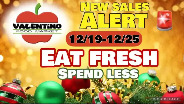 Valentino Food Market weekly ad (valid until 25-12)