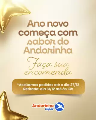 Folheto Andorinha Hipermercado (válido até 31-12)