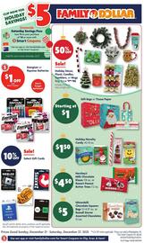 Family Dollar weekly ad week 52 Page 1