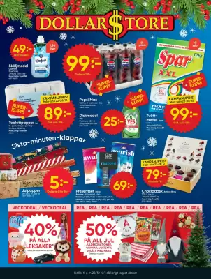 DollarStore annonsblad (giltig till och med 4-01)