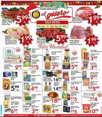 Super Mercados El Guero weekly ad (valid until 24-12)
