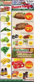 Supermercado Nuestra Familia weekly ad week 52 Page 1