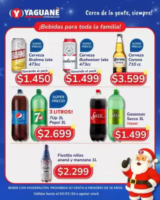 Catálogo Yaguane Supermercados (válido hasta 4-01)