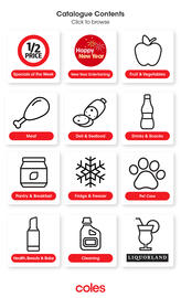 Coles catalogue week 52 Page 1