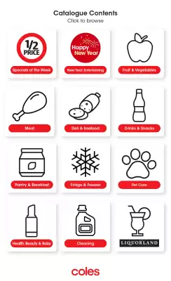 Coles catalogue (valid until 30-12)