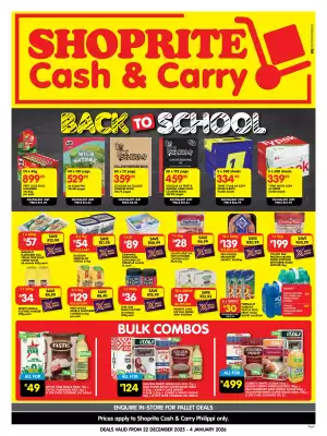 Shoprite catalogue (valid until 4-01)