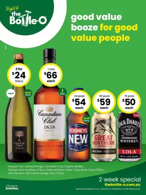 The Bottle O catalogue (valid until 4-01)