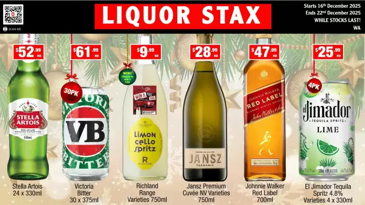 Liquor Stax catalogue (valid until 22-12)