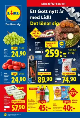 Lidl reklamblad (giltig till och med 4-01)