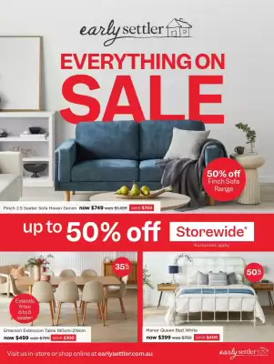 Early Settler catalogue (valid until 26-01)