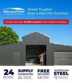 Wide Span Sheds catalogue Page 1