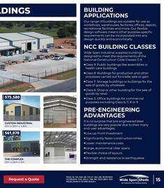 Wide Span Sheds catalogue Page 15
