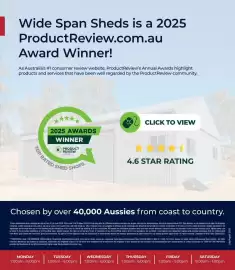 Wide Span Sheds catalogue Page 24