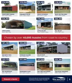 Wide Span Sheds catalogue Page 5