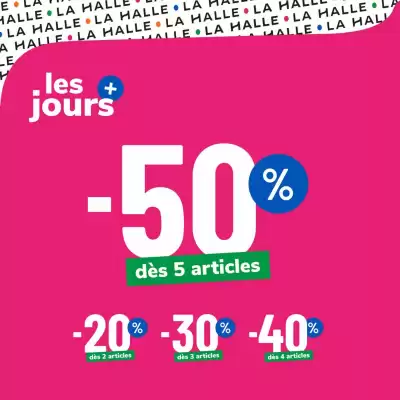 Catalogue La Halle (valable jusqu'au 29-12)