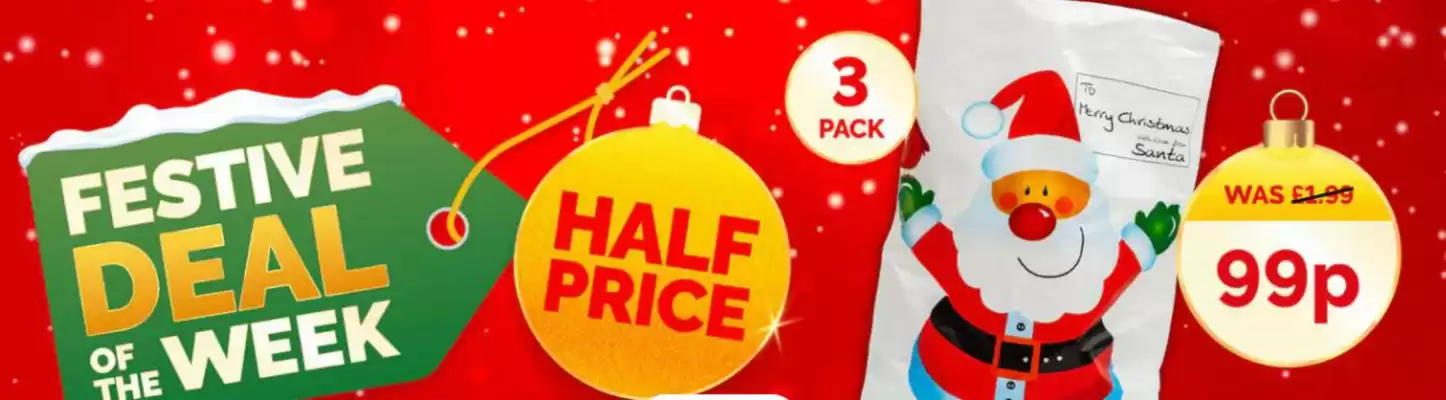 Poundstretcher leaflet (valid until 1-01)