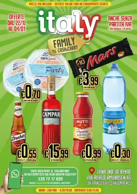 Volantino Italy Cash and Carry (valido fino al 4-01)