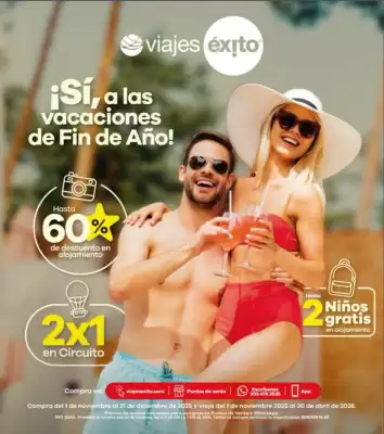 Catálogo Viajes Éxito (válido hasta 31-12)