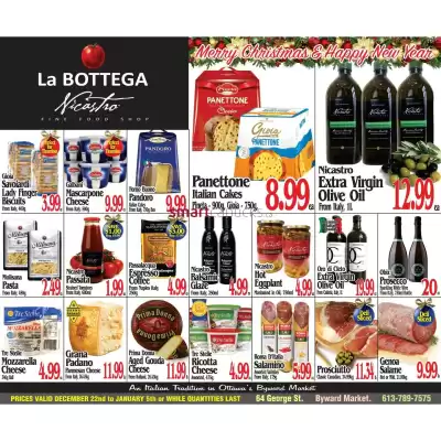 La Bottega Nicastro flyer (valid until 5-01)