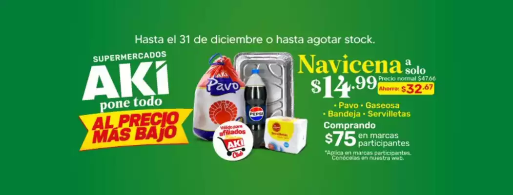 Catálogo Akí (válido hasta 31-12)