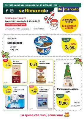 Volantino Re Mercato Lucrezia (valido fino al 29-12)
