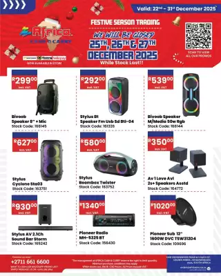 Africa Cash and Carry catalogue (valid until 31-12)