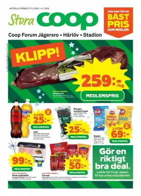 Coop Forum reklamblad (giltig till och med 4-01)