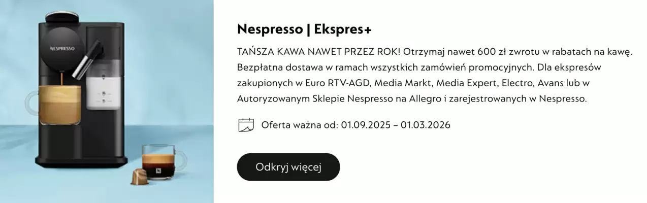 Nespresso gazetka (ważność do 1-03)