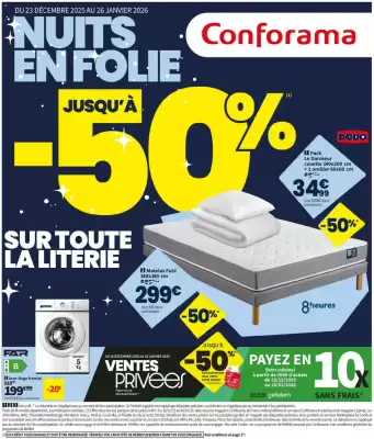 Catalogue Conforama (valable jusqu'au 26-01)