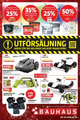 Bauhaus reklamblad (giltig till och med 29-12)