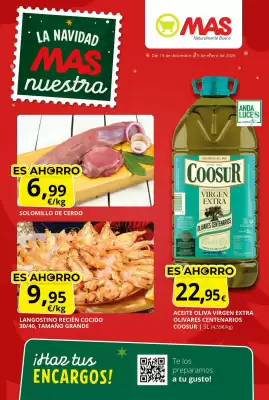 Folleto Supermercados MAS (válido hasta el 5-01)