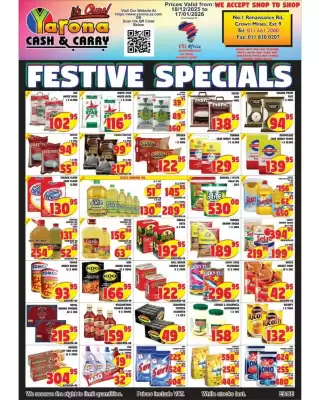 Yarona Cash And Carry catalogue (valid until 17-01)