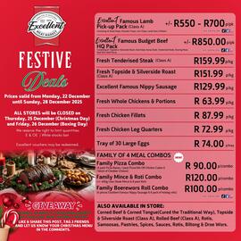 Excellent Meat Market catalogue week 52 Page 1