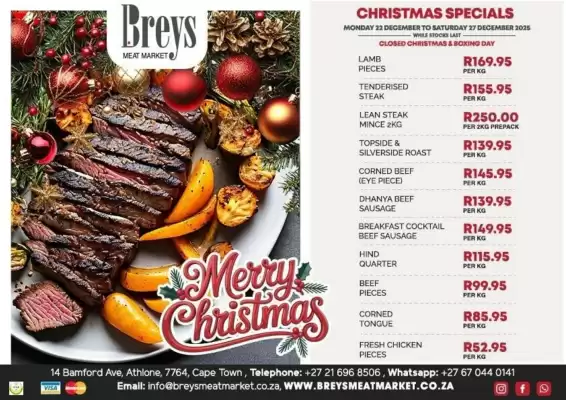 Breys Meat Market catalogue (valid until 27-12)