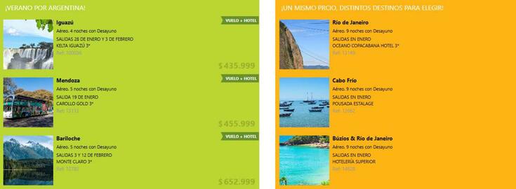 Catálogo Pezzati Viajes Página 1